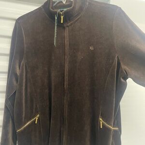 Ralph Lauren Brown Velvet Jacket